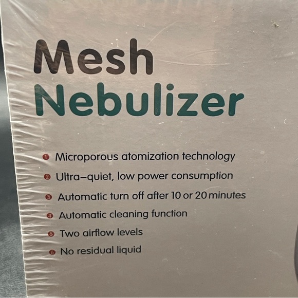 New Mesh Portable Travel Rechargeable Inhaler Nebulizer - Picture 2 of 5